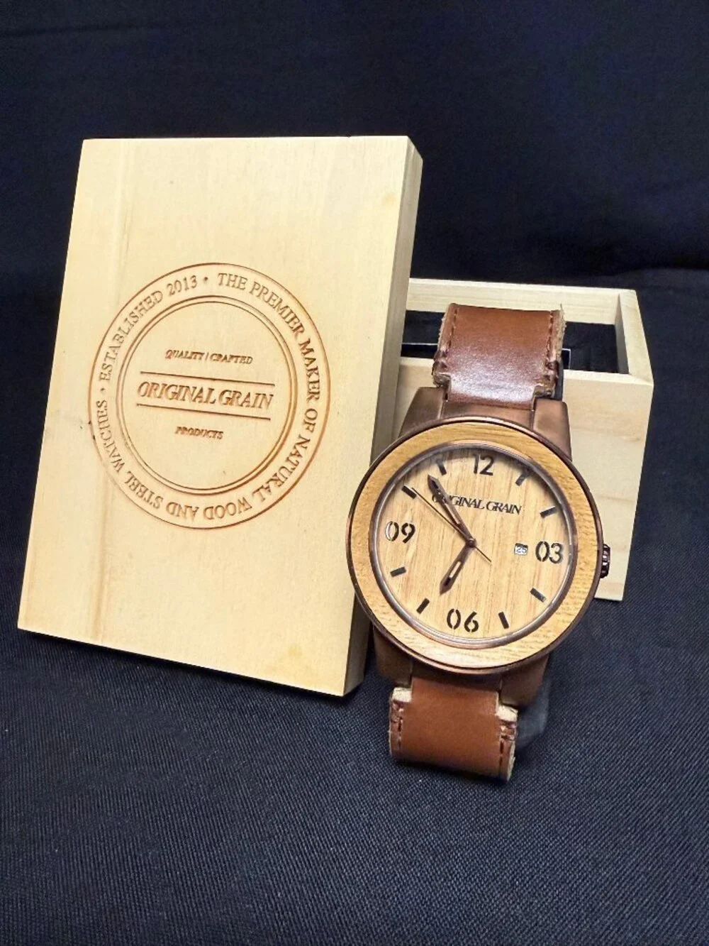 Original Grain 'Wood' Watch
